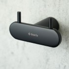 Deante Round Nero haczyk podwójny czarny ADR N121