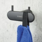 Deante Round Nero haczyk podwójny czarny ADR N121