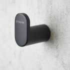 Deante Round Round haczyk pojedynczy czarny ADR N111