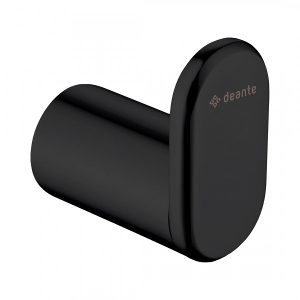 Deante Round Round haczyk pojedynczy czarny ADR N111