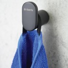 Deante Round Round haczyk pojedynczy czarny ADR N111