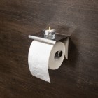 Deante Round uchwyt ścienny na papier z półką chrom ADR 0221