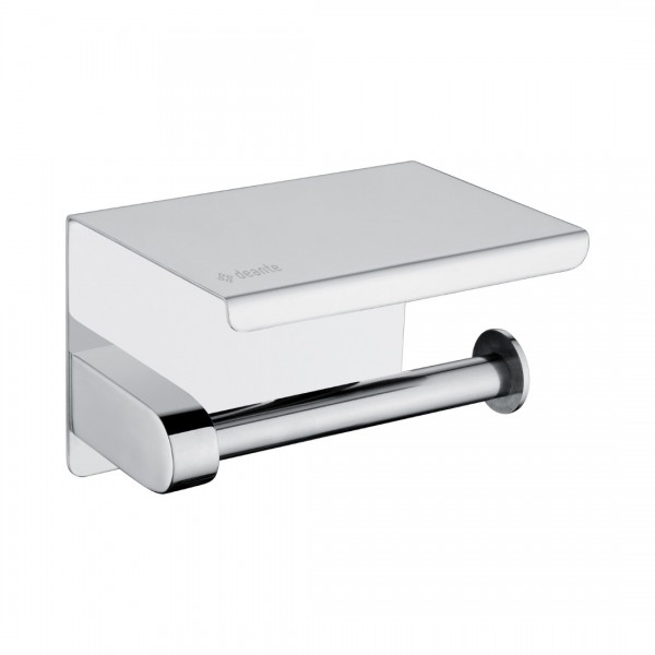 Deante Round uchwyt ścienny na papier z półką chrom ADR 0221