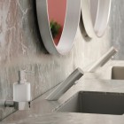 Deante Round dozownik ścienny mydła chrom ADR 0421