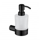 Deante Round Nero dozownik do mydła czarny ADR N421