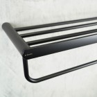 Deante Round Nero półka żeberkowa czarna ADR N531