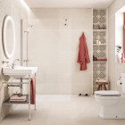 Roca Carmen Unik zestaw łazienkowy 80 cm ze stelażem stal szlachetna A851370425