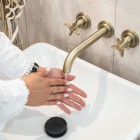 Deante Temisto bateria umywalkowa podtynkowa mosiądz BQT M54D