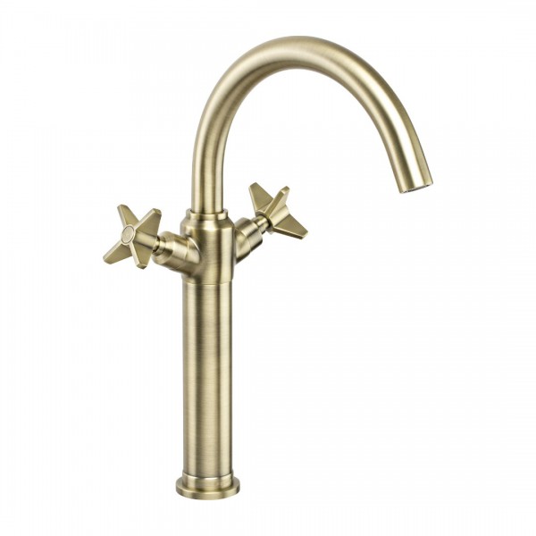 Deante Temisto bateria umywalkowa wysoka mosiądz BQT M25D