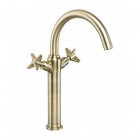 Deante Temisto bateria umywalkowa wysoka mosiądz BQT M25D