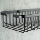 Deante Round Nero koszyk prysznicowy czarny ADR N551