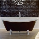 Besco wanna retro wolnostojąca Amelia 190 cm czarna