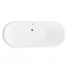 Besco wanna retro wolnostojąca Amelia 190 cm czarna