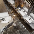 Deante Temisto Nero bateria wannowa czarna BQT N11D