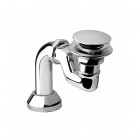 Vicario korek do wanny wolnostojącej retro + syfon stare złoto 803CCBR