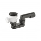 Vicario syfon brodzikowy 50 mm klik klak czarny mat 566C/CZ