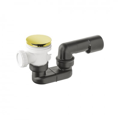 Vicario syfon brodzikowy 50 mm klik klak złoty 566C/ZL