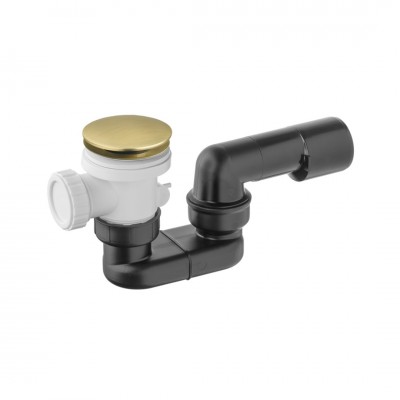 Vicario syfon brodzikowy 50 mm klik klak złoto szczotkowane 566C/SZ