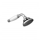 Giulini Giovanni słuchawka prysznicowa biała rączka retro złota F1586ZL