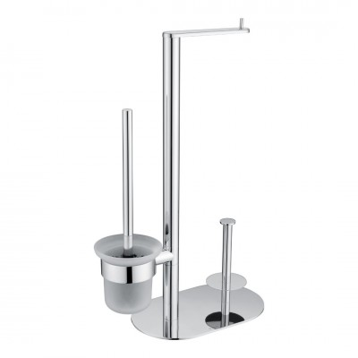 Deante Round stojak na papier 3-funkcyjny chrom ADR 0732