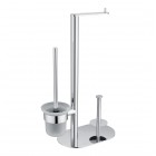 Deante Round stojak na papier 3-funkcyjny chrom ADR 0732