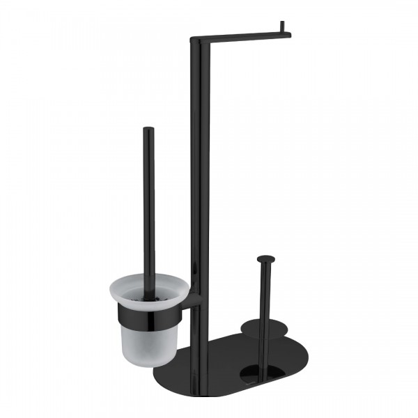 Deante Round Nero stojak na papier 3-funkcyjny czarny ADR N732