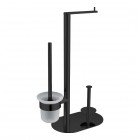 Deante Round Nero stojak na papier 3-funkcyjny czarny ADR N732