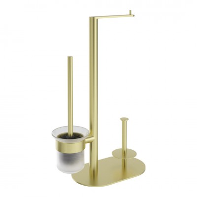 Deante Round stojak na papier 3-funkcyjny złoto szczotkowane ADR_R732