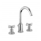 Giulini Giovanni G3 bateria umywalkowa 3-otworowa retro czarny mat 7612/CZAR