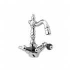 Giulini Giovanni Praga bateria bidetowa złota - uchwyty czarne Swarovski 7558ZL/S.CZ
