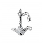 Giulini Giovanni Praga bateria bidetowa złota - uchwyty przezroczyste Swarovski 7558ZL/S