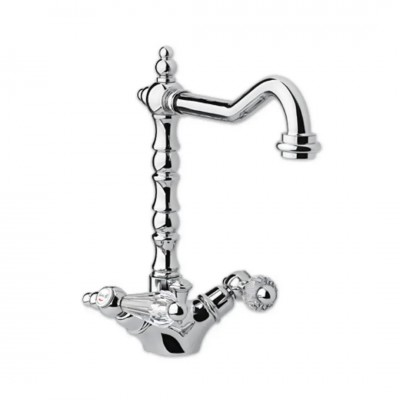 Giulini Giovanni Praga bateria kuchenna dwuuchytowa stare złoto z uchwytem przezroczystym Swarovski 7550BR/S