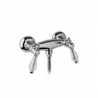 Giulini Giovanni Praga bateria natryskowa złota - uchwyty przezroczyste Swarovski 7507ZL/S