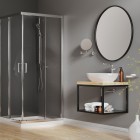 Deante Round lusterko kosmetyczne chrom ADR 0811