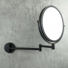 Deante Round Nero lusterko kosmetyczne czarne ADR N811