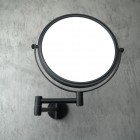 Deante Round Nero lusterko kosmetyczne czarne ADR N811