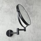 Deante Round Nero lusterko kosmetyczne czarne ADR N811