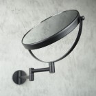 Deante Round Nero lusterko kosmetyczne czarne ADR N811