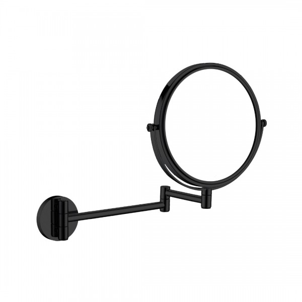 Deante Round Nero lusterko kosmetyczne czarne ADR N811