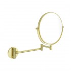 Deante Round lusterko kosmetyczne słoto szczotkowane ADR_R811