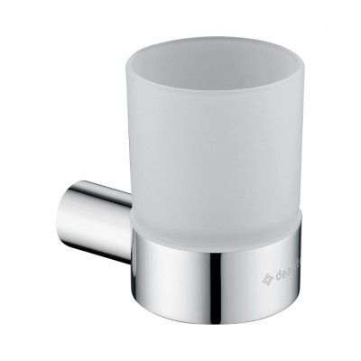 Deante Round kubek ścienny chrom ADR 0911