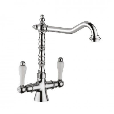 Giulini Giovanni Praga bateria umywalkowa wysoka retro złota 7533ZL