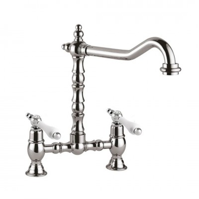 Giulini Giovanni Praga bateria umywalkowa wysoka retro złota 7537ZL