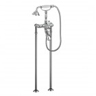 Giulini Giovanni Praga bateria wannowa + nogi retro złota 7510/NZL