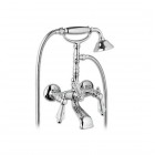 Giulini Giovanni Praga bateria wannowa złota - uchwyty przezroczyste Swarovski 7500ZL/S