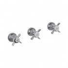 Giulini Giovanni Parigi bateria natryskowa podtynkowa retro z przełącznikiem złota 7316W2ZL