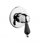 Giulini Giovanni Harmony bateria natryskowa podtynkowa chrom - uchwyt czarny Swarovski 9515/S.CZ
