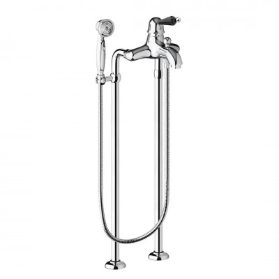 Giulini Giovanni Harmony bateria wannowa + nogi złota - uchwyt czarny Swarovski 9501/NZL/S.CZ