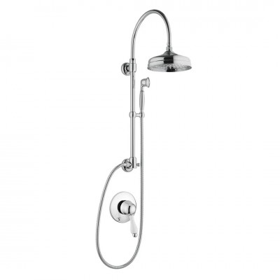 Giulini Giovanni Harmony kolumna natryskowa z baterią podtynkową retro złoty 9515-01261ZL