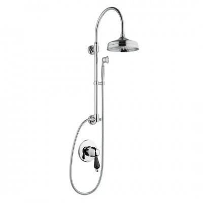 Giulini Giovanni Harmony kolumna natryskowa złoty - uchwyt czarny Swarovski 9515-01261ZL/S.CZ